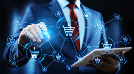 Add To Cart Internet Web Store Buy Online E-Commerce concept
