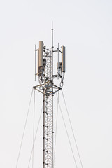 Cellphone and telephone pole top