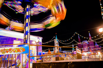 Moscow Night Walk Church Red Square Winter Snow