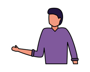 man portrait character