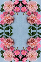 Beautiful, romantic rosy background