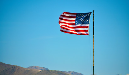 Old Glory over Nevada