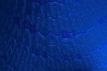 Abstract royal blue fake shell textured background