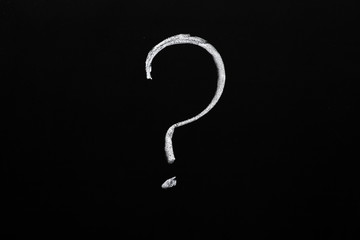 Question Mark ? On Blackboard