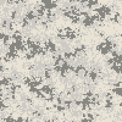 Digital camouflage pattern, seamless camo texture. Abstract pixelated military style background. Easy to edit mosaic vector illustration