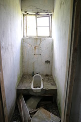 abandoned toilet