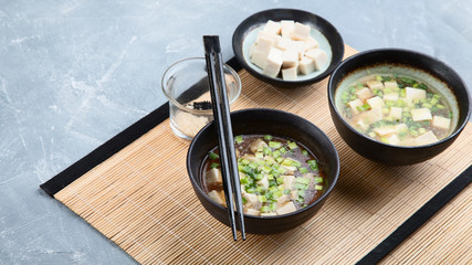 Japanese miso soup