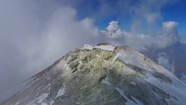 Mount Demavend is an extinct volcano, the highest point of Iran.