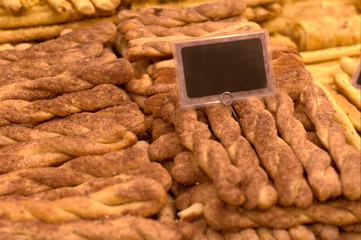 Cookies for sale at pastry shop