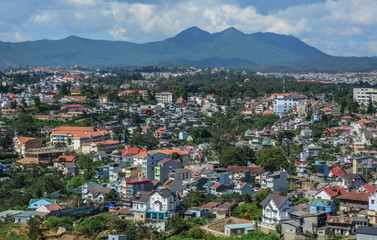 Aerial view of Dalat, Vietnam