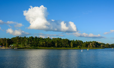 Lake Xuan Huong in Dalat, Vietnam