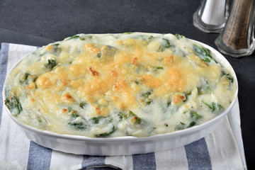 Spinach parmesan mashed potatoes