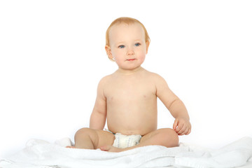 Hübsches rothaariges Baby