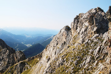 The top of Karwendel, Mittenwald, Germany