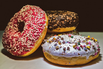 Donuts with icing