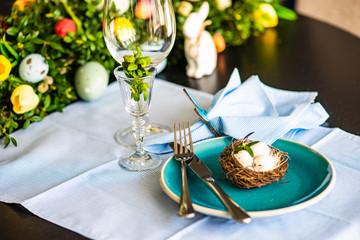 Easter table setting