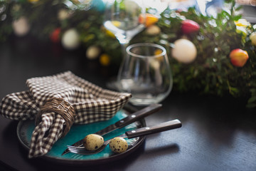 Easter table setting