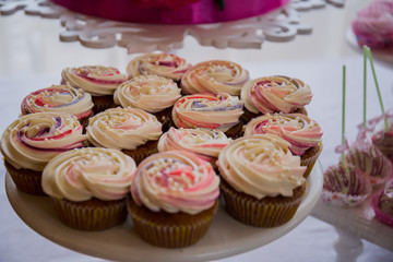 candy bar on the table in the restaurant