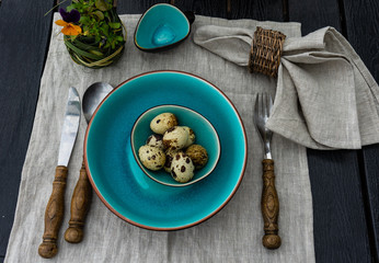 Easter table setting