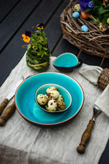 Easter table setting