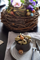 Easter table setting