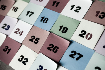 Background with numbers. Numbers texture