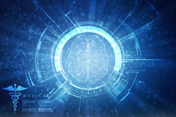 Healthy Human Lungs 2d illustration
