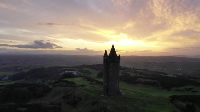 Scrabo drone footage
