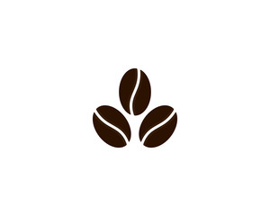 vector coffee beans template vector icon illustration design 