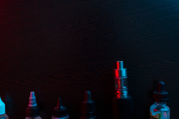 electrical hookah on black background