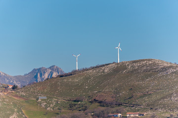 Mountains of Southern Italy on a Sunny Hazy Day