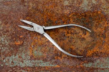Obraz premium Pair of Needle-Nose or Long-Nose Pliers