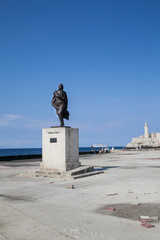  Havana, Cuba - 20 January 2013: Views of town center of squares and streets