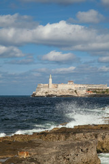  Havana, Cuba - 22 January 2013: Views of town center of squares and streets