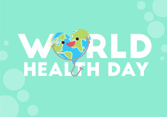 World Health Day conceptual illustration vector