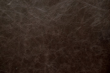 black leather close up
