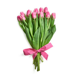 Fototapeta Bukiet różowych tulipanów obraz