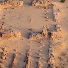 Excavated columns of a temple near Karima, Sudan