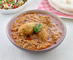 Korma Curry,  A delicious spicy traditional aromatic dish 