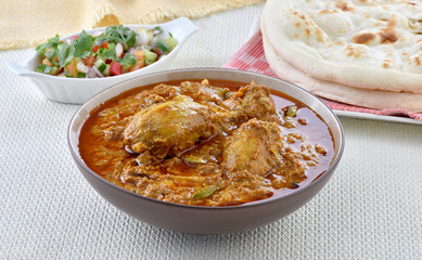 Korma Curry,  A delicious spicy traditional aromatic dish 