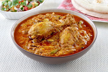 Korma Curry,  A delicious spicy traditional aromatic dish 