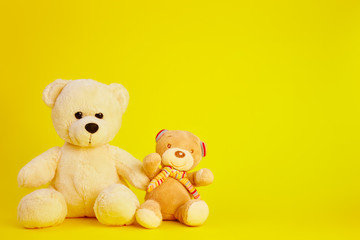 two toy bear