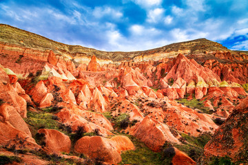Red Valley in Cappadocia, Turkey.