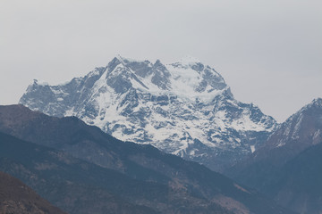 Fototapeta na wymiar The Himalayan Range of Mountains