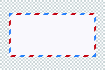 Obraz premium Air Mail Envelope Border