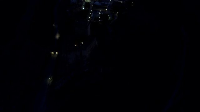 Aerial view of Alarcon. Beautiful village of Cuenca. Spain. 4k Drone Video