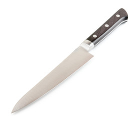 Brand new kitchen knife, isolated