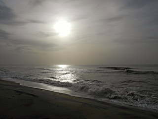 Moonlight, Indian Ocean, Bay of Bengal, Tamil Nadu
