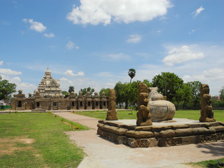 Ancient temple Kailasanath, India, Tamil Nadu, Kanchipuram city