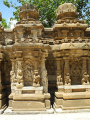 Ancient temple Kailasanath, India, Tamil Nadu, Kanchipuram city